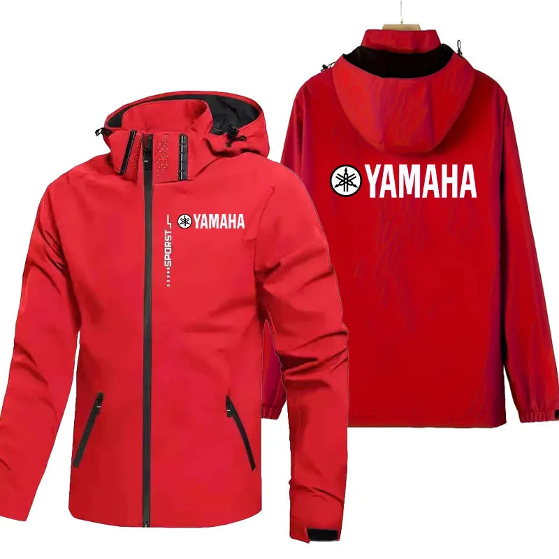 2026 Yamaha NEW Off-road Motorcycle Waterproof Jacket Men's And Women's Yamaha Logo Outdoor Sports Hooded Zipper Jackets Coat