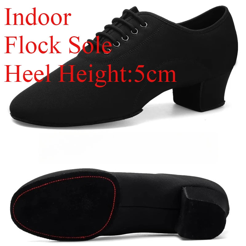 Mens Dance Shoes Outdoor Indoor Ballroom Waltz Dance Shoes Adult Black Tango Jazz Modern Dance Shoes