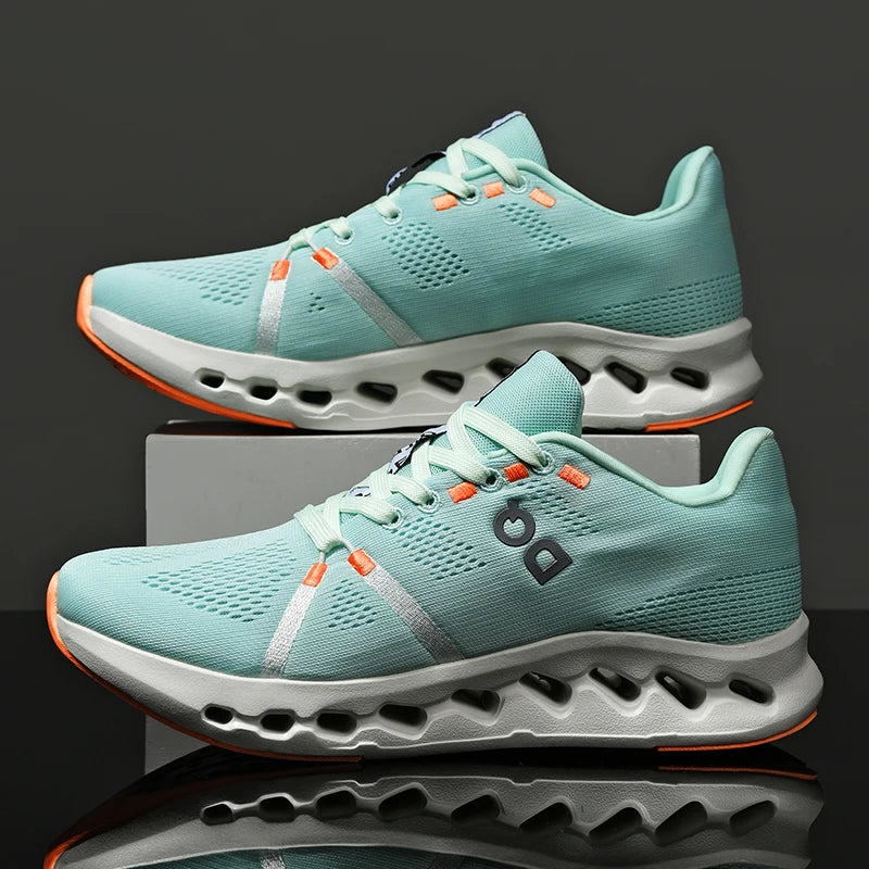 Men Casual Sports Running Shoes Marathon Air Cushion Breathable Lightweight Men Comfortable Athletic Nonskid Sneakers Outdoor