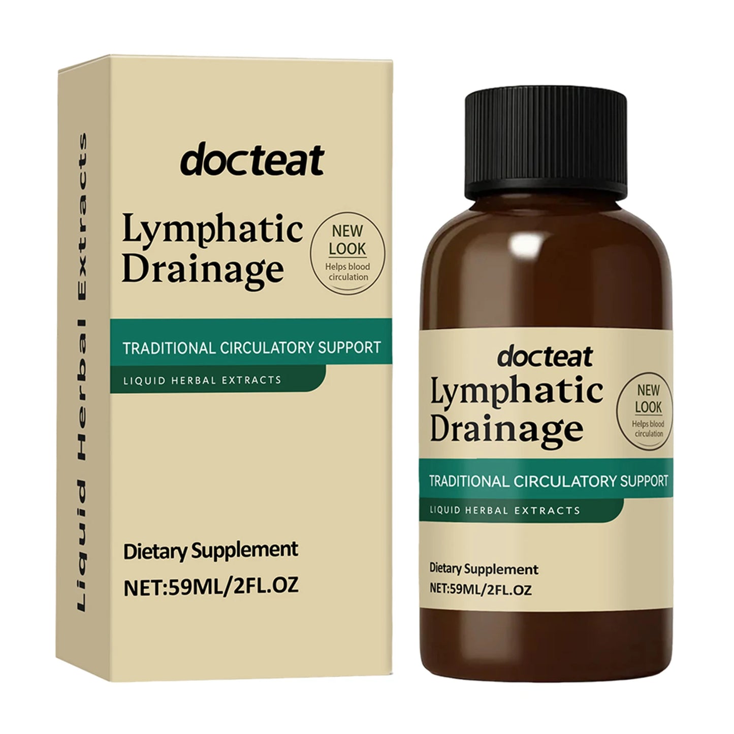 59ml Lymphatic Drainage Liquid Drops for Women Men Lymphatic Drainage Supplement For Immune Support Body Care Supplies