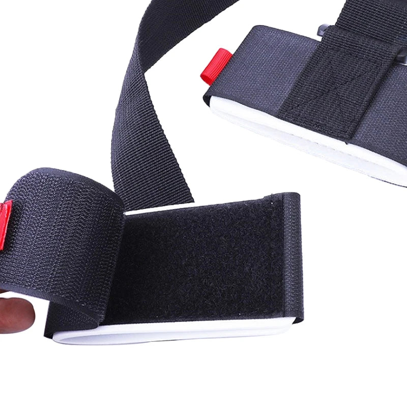 Nylon Skiing Bags Adjustable Skiing Pole Shoulder Hand Carrier Lash Handle Straps Porter Hook Loop Protecting For Ski Snowboard