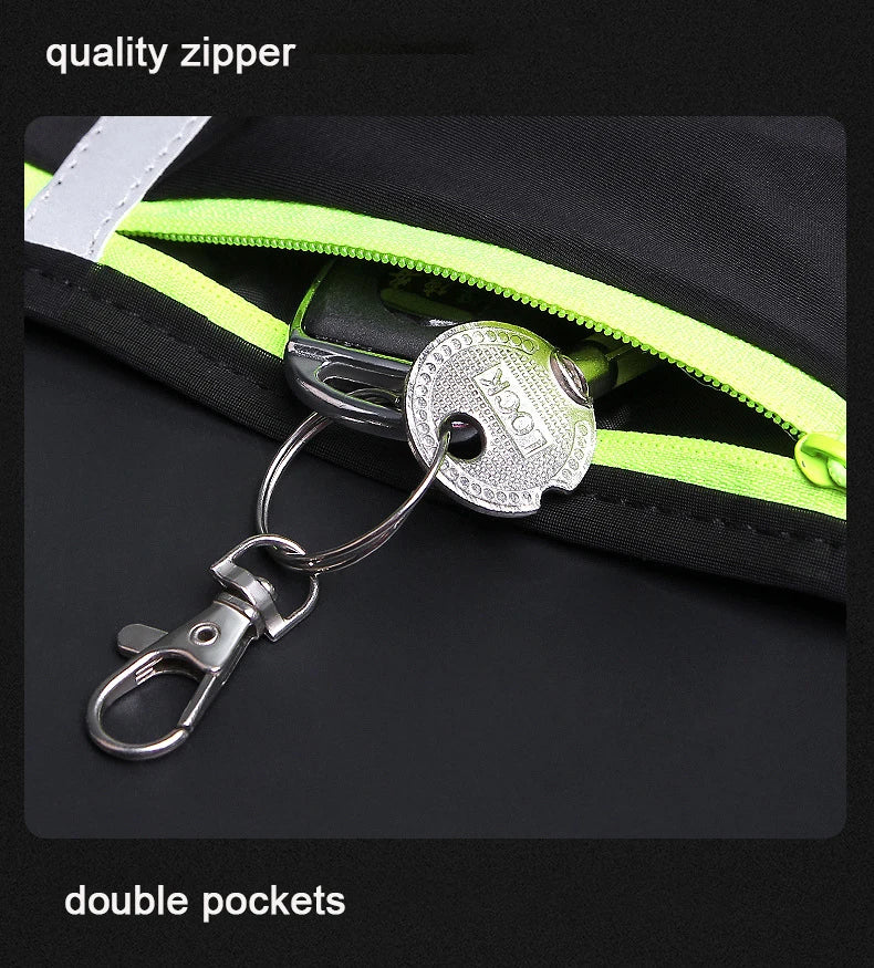 Sports Fanny Pack Women Running Belt Waist Bag Men Waterproof Gym Phone Pouch Banana Bags Run Accessories