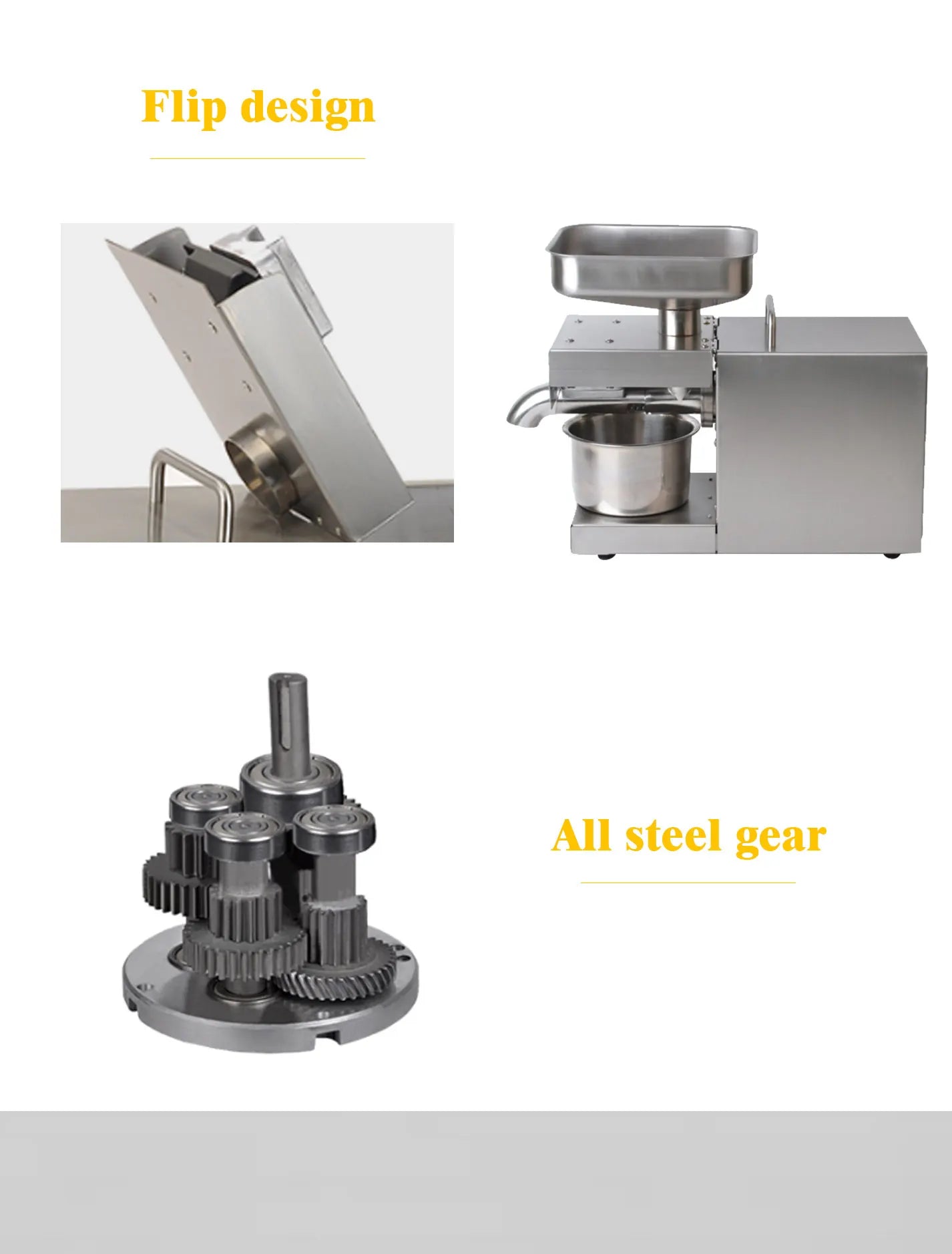 1500W 110V/220V Automatic Cold Press Oil Machine, Oil Cold Press Machine, Sunflower Seeds Oil Extractor, Olive Oil press Extract