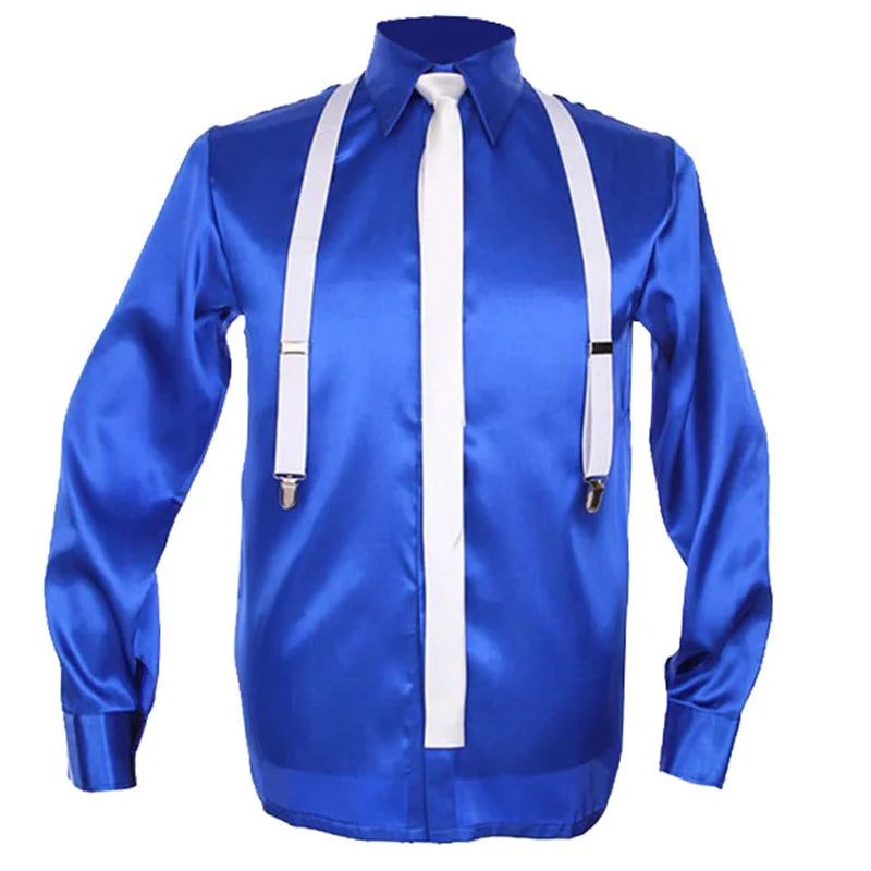 White Stripe Michael Jackson Blazer Outfit Smooth Criminal for Adults Kids Jackson's Party Show impersonator