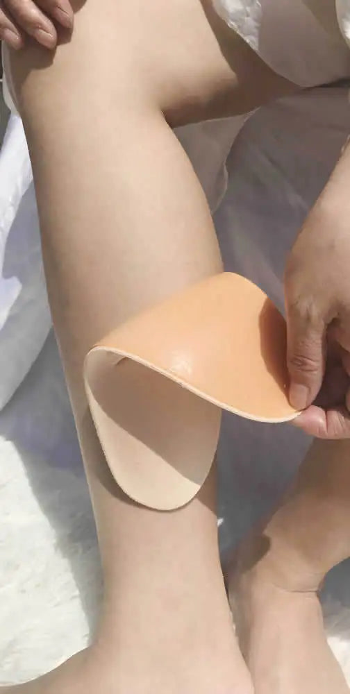 Leg Correctors Silicone Leg Onlays Soft Self-Adhesive for Crooked or Thin Legs Including stretch leg sleeves Style Accessory
