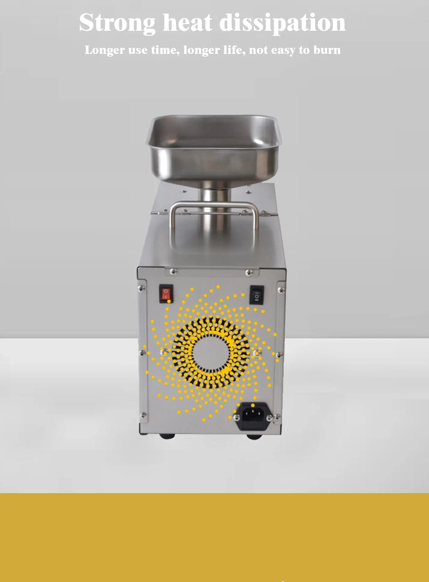 1500W 110V/220V Automatic Cold Press Oil Machine, Oil Cold Press Machine, Sunflower Seeds Oil Extractor, Olive Oil press Extract