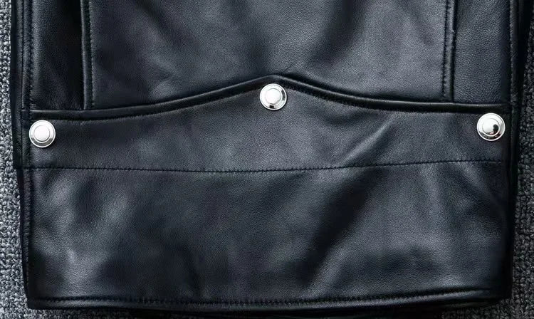 Men's PU Motorcycle Leather Jacket Thickened Autumn New Style Casual Versatile Slim Fit Large Size Men's Leather Jacket