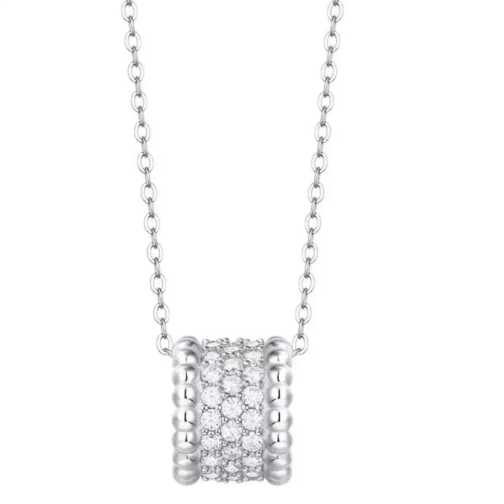SG D VVS1 Moissanite Necklace 925 Sterling Silver Waist Pendant Necklace For Women Collarbone Chain Luxury Jewelry Gift