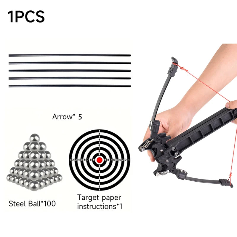 18 Round Steel Ball Combo/archery Dual-purpose Recurve Bow Outdoor Hunting Practice Compound Bow Sports Shooting Training