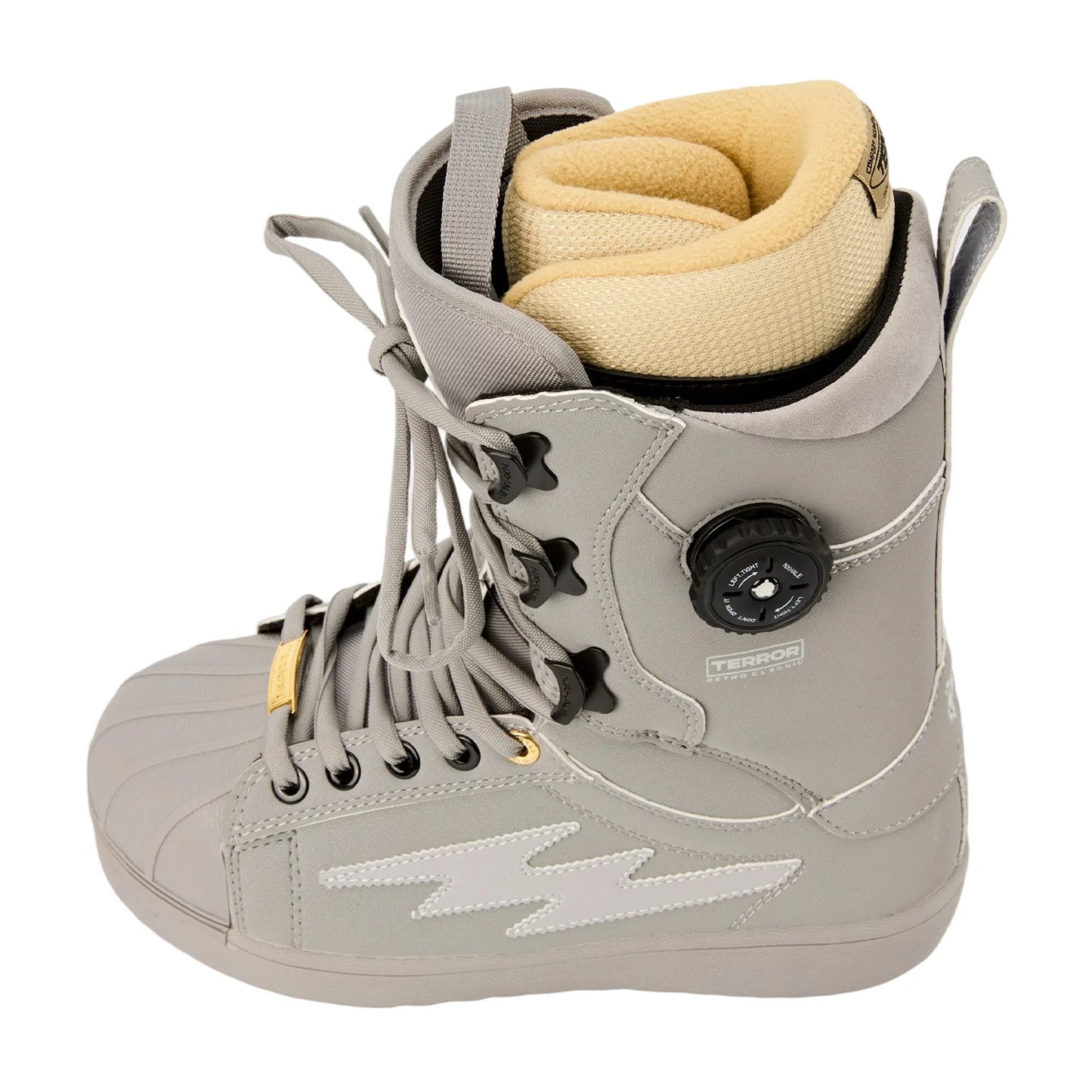 TERROR Snowboard Boot Freestyle , NX Dial Lacing System and Lace-Up , All-Around Performance with Responsive Flex - 2025 model