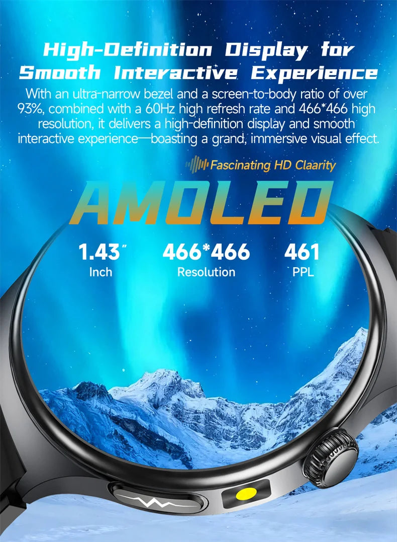 2026New Health Diagnosis Smart Watches Men Sport ECG Heart Rate Blood Pressure Uric acid Waterproof Smartwatches For Men women