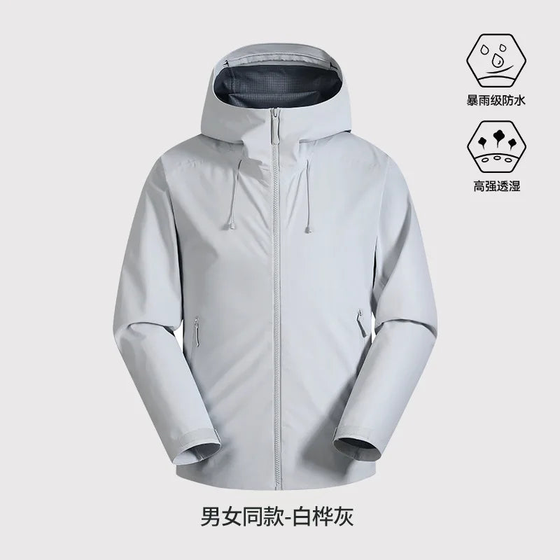 Jackets, fashionable men's and women's mountaineering suits, high breathability, waterproof and high-quality jackets.