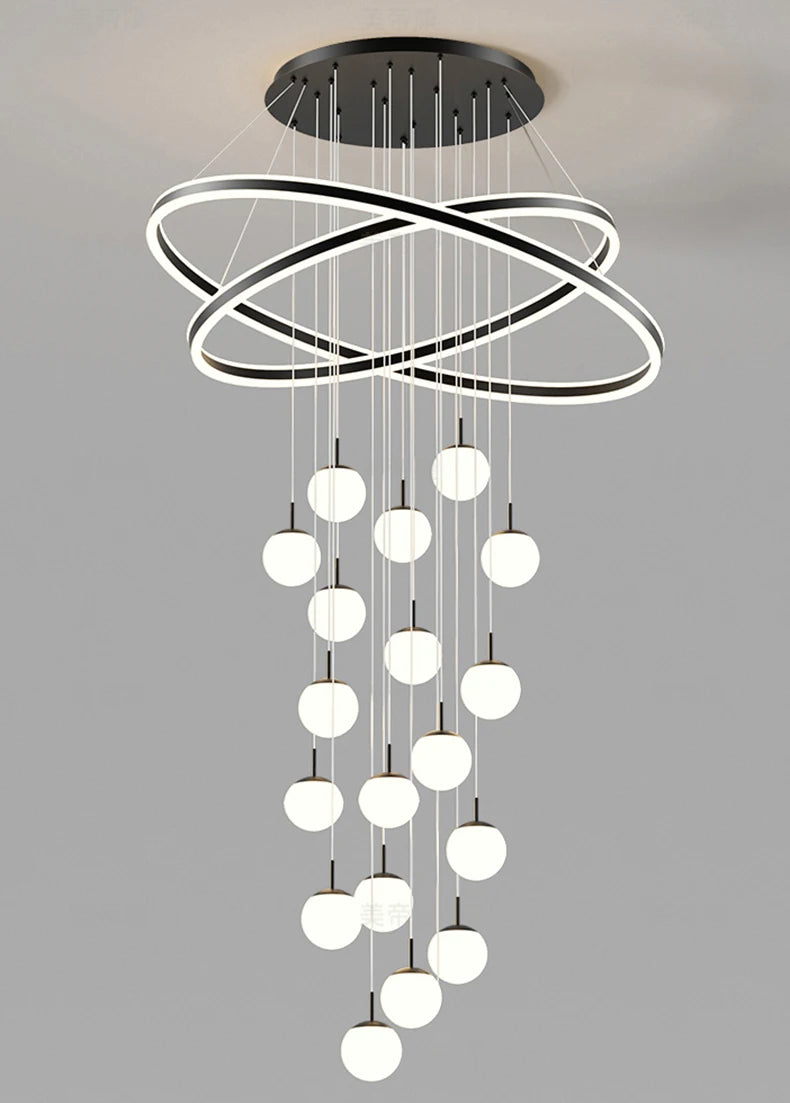 Home decoration - Hall chandelier, Dining room chandelier - Staircase chandelier, Indoor lighting equipment, Ceiling lights, Ele