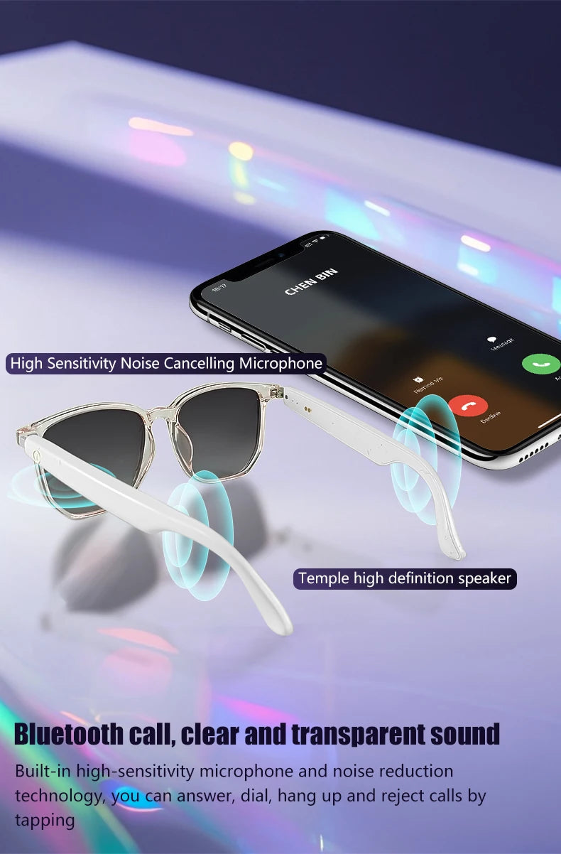 GS03 Upgrade Smart Glasses With Camera Video Recording AI Photo Recognition Bluetooth Call Translation Voice Assistant Glasses
