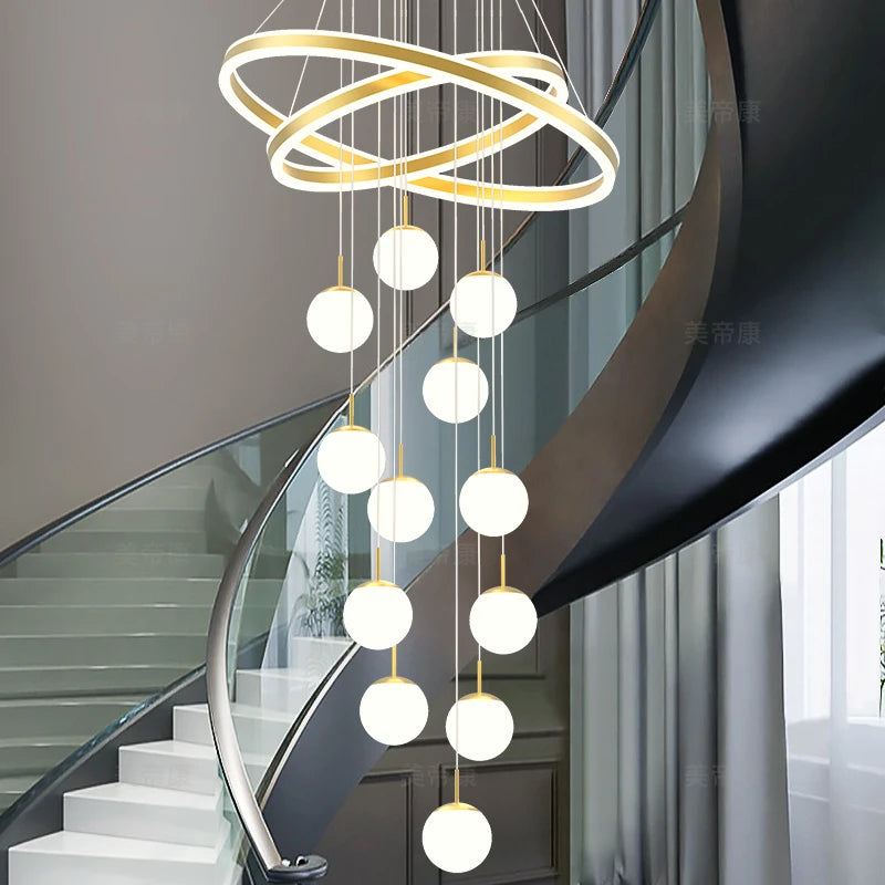 Home decoration - Hall chandelier, Dining room chandelier - Staircase chandelier, Indoor lighting equipment, Ceiling lights, Ele