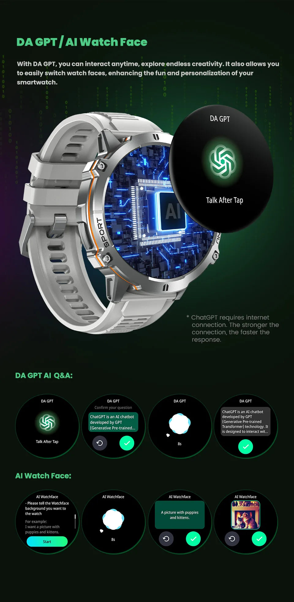 New TANK X3 1000mAh Large Battery Durable Adult Smart Watch GPS Compass Altimeter 5ATM Waterproof BT Call Sports Smartwatch Men