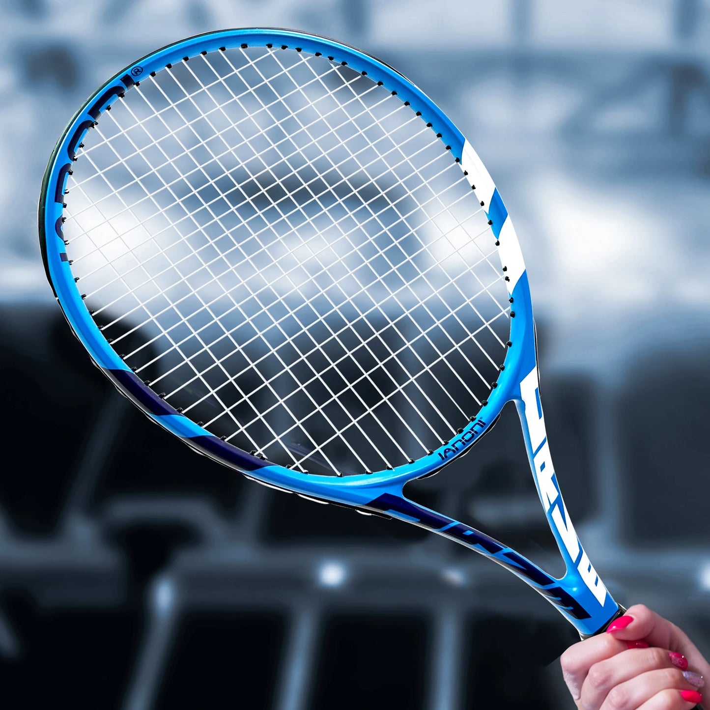 Tennis Rackets for Adults, Pre-Strung 27 Inch Tennis Racquets-2 Player Tennis Racket Set with 3 Balls,2 Grips, 2 Vibration Dampe