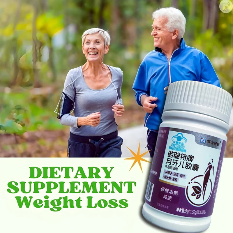 100% Herbal Natural Cassia Seed & Alisma Pills, Detox Slim, Metabolism Booster, Burn Fat,  Vegan & NO SIDE EFFECT