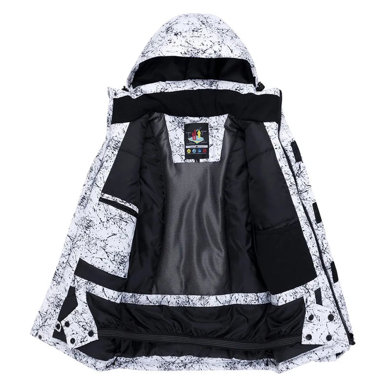 -30 Degrees Winter Thermal Warm Ski Jacket Women Waterproof Windproof Snowboard Coat Snow Costumes Female Skiing Suit 10 Colors