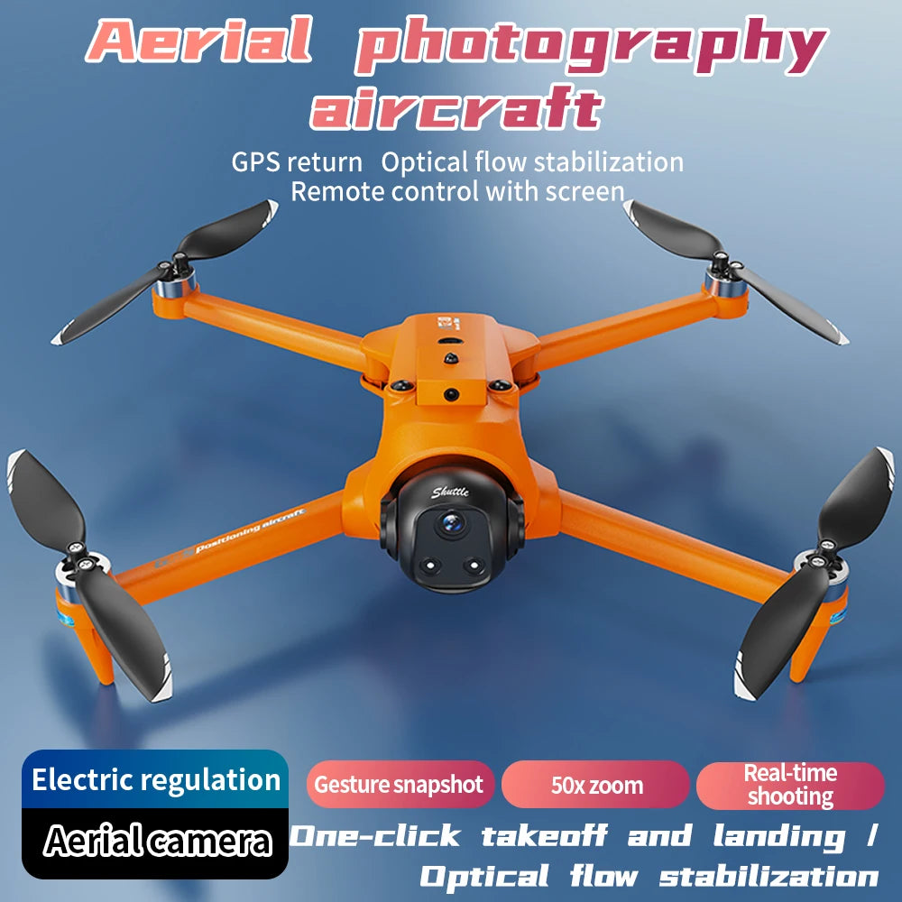 AE20 Drone Remote Control Brushless Motor Screen Lifting Obstacle Avoidance GPS Intelligent Positioning Remote Control Aircraft