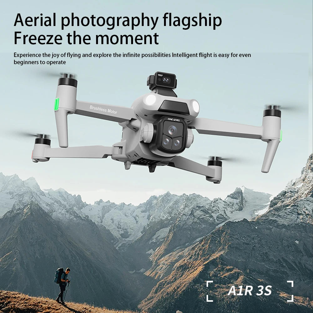 For Xiaomi A1R 3S GPS Drone 8K Professional  HD Camera 360° Laser Obstacle Avoidance Brushless Motor 5G WIFI FPV Quadcopter Toys