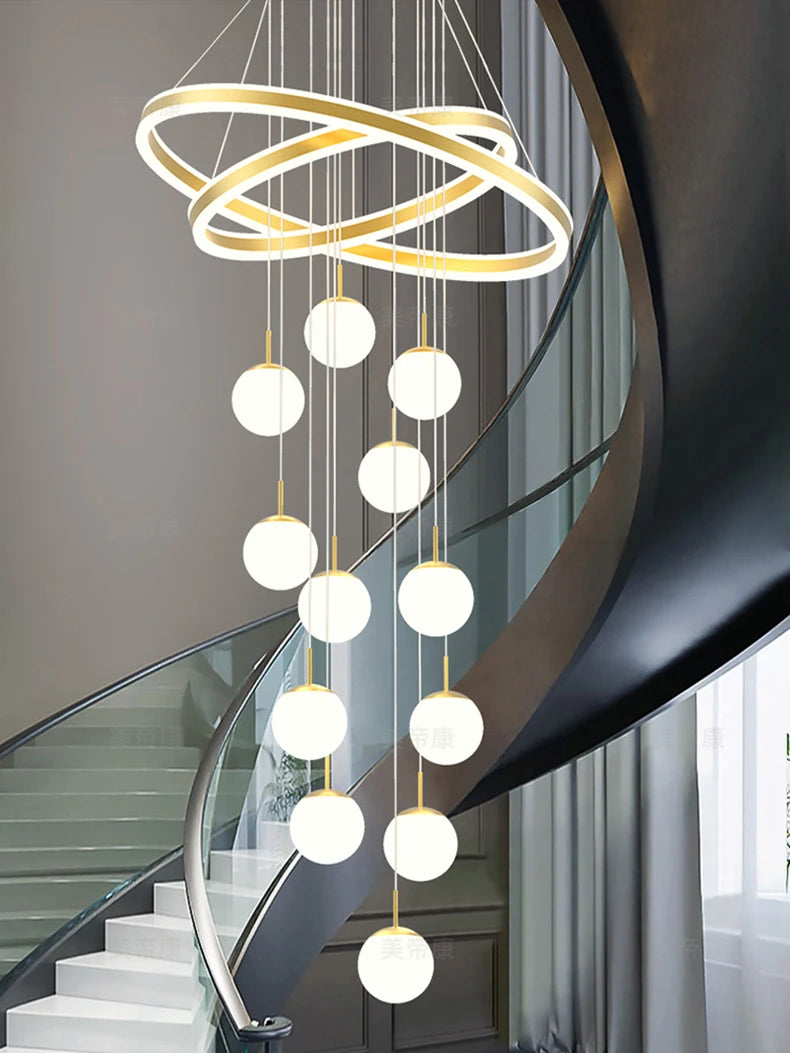 Home decoration - Hall chandelier, Dining room chandelier - Staircase chandelier, Indoor lighting equipment, Ceiling lights, Ele