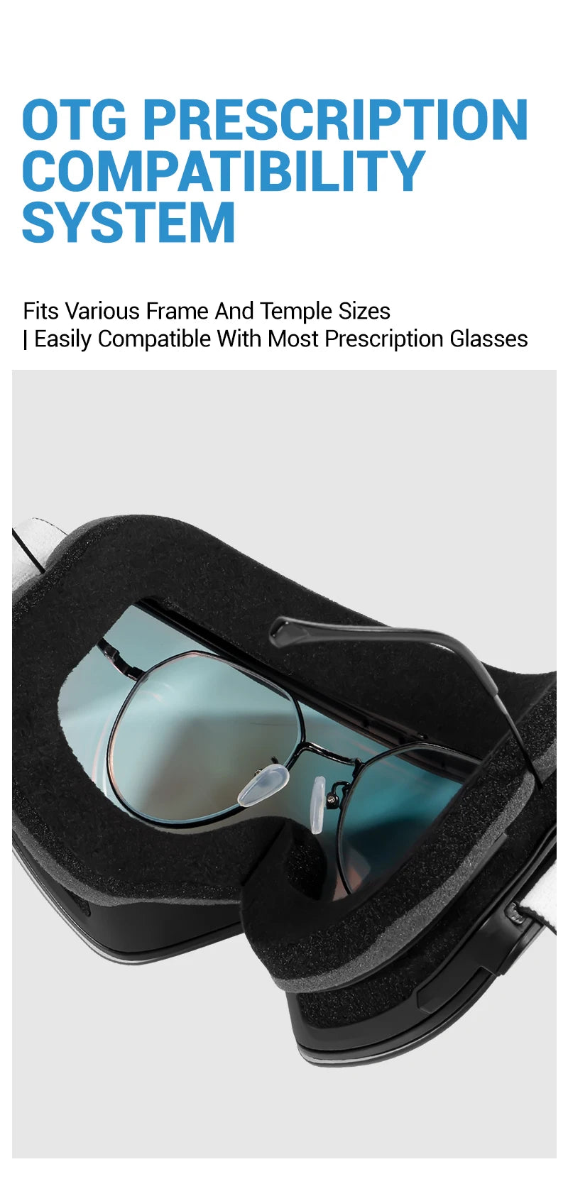 KAPVOE Ski goggles Anti-fog Skiing goggles Photochromic Outdoor Sports Magnetic Glasses Winter Snowboard Snowmobile Equipment