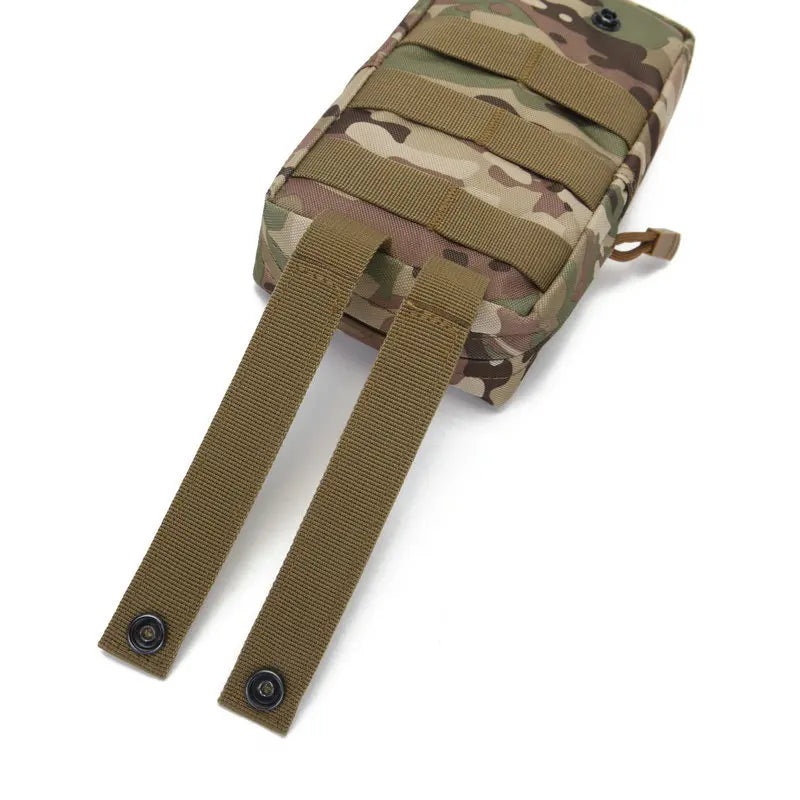 Outdoor Tactical Pouch Oxford EDC Molle Tool Pack Zipper Waist Accessories Durable Belt Camo Bag For Hunting Hiking Sports