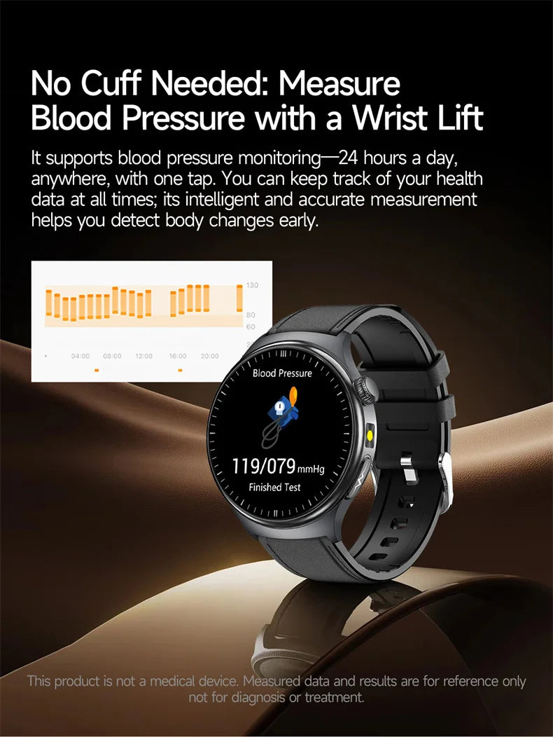 2026New Health Diagnosis Smart Watches Men Sport ECG Heart Rate Blood Pressure Uric acid Waterproof Smartwatches For Men women