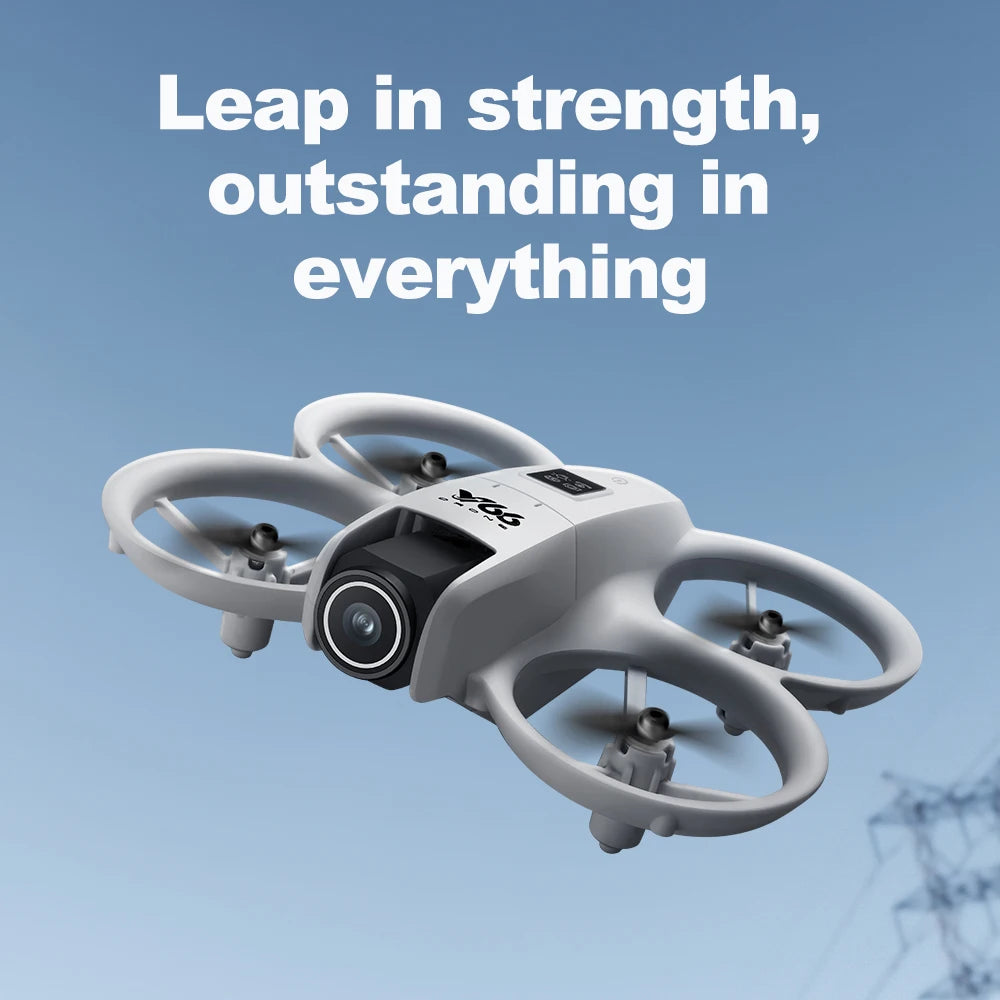 V66 Mini Drone 4K Profesional Dual Camera Headless Mode Obstacle Avoidance WiFi FPV Dron 360° Flip RC Quadcopter Toys for Kids