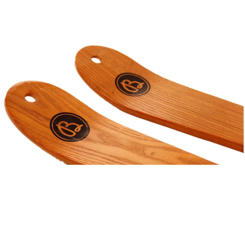 Natural Ash Wood Twin Tip Alpine Skis Adults Kids Vintage Wooden Skis Stylish High Quality Display Ready Snow Snowboard