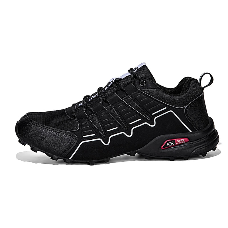 Men‘s Hiking Shoes Waterproof Outdoor Trainers Lace-up Climbing Trekking Sneakers Mountain Hunting Tactical Boots Cycle Shoes