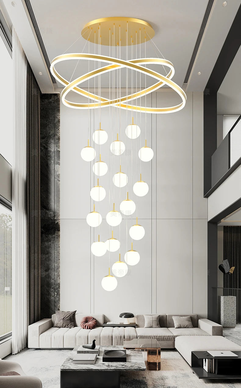 Home decoration - Hall chandelier, Dining room chandelier - Staircase chandelier, Indoor lighting equipment, Ceiling lights, Ele
