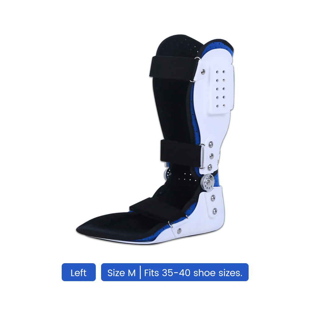Adjustable Ankle Brace Foot Drop Corrector Ankle Joint Fixation Varus Valgus Calf Fracture Fixer Breathable Leg Feet Support