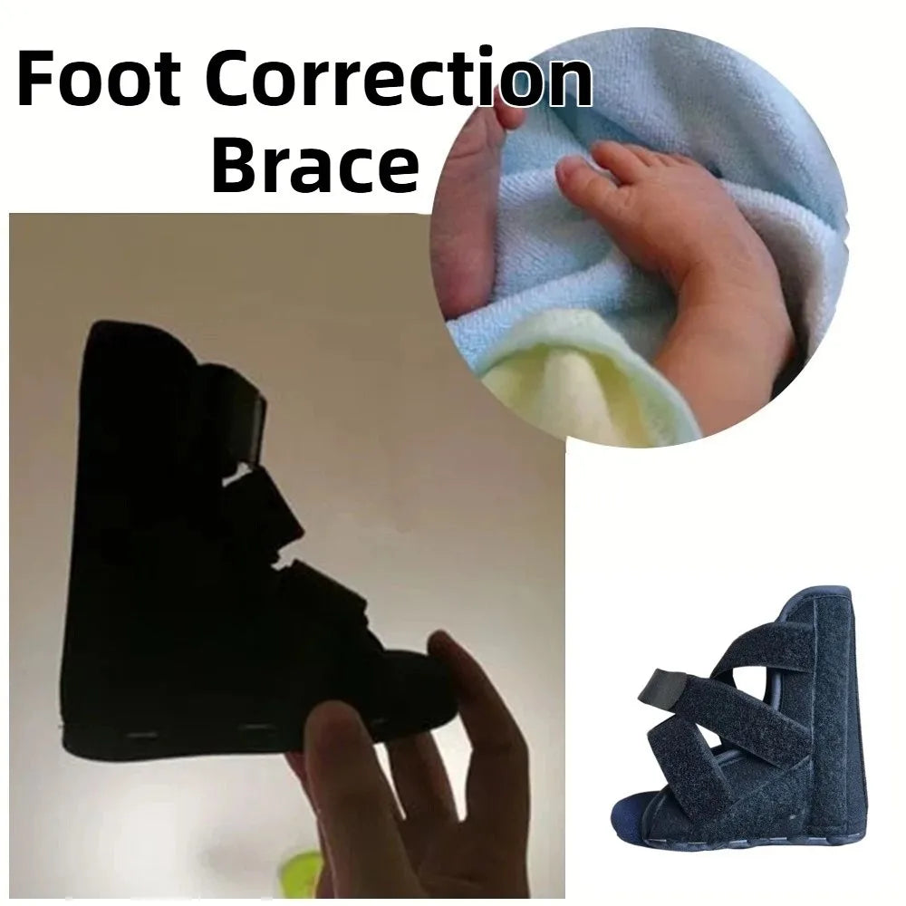 Adjustable Design Ankle Support Brace Adjustable Straps Anti-rotation Foot Correction Brace Breathable Fixed Joint