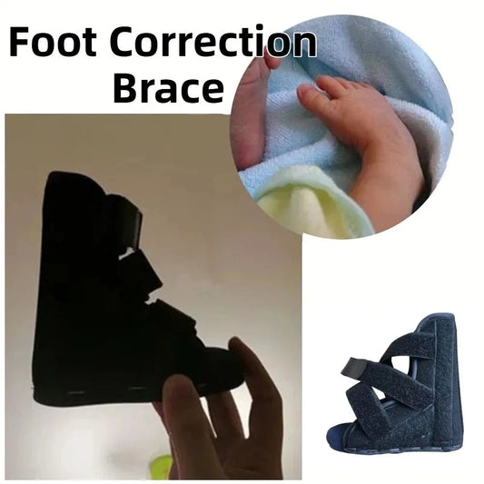 Adjustable Design Ankle Support Brace Adjustable Straps Anti-rotation Foot Correction Brace Breathable Fixed Joint