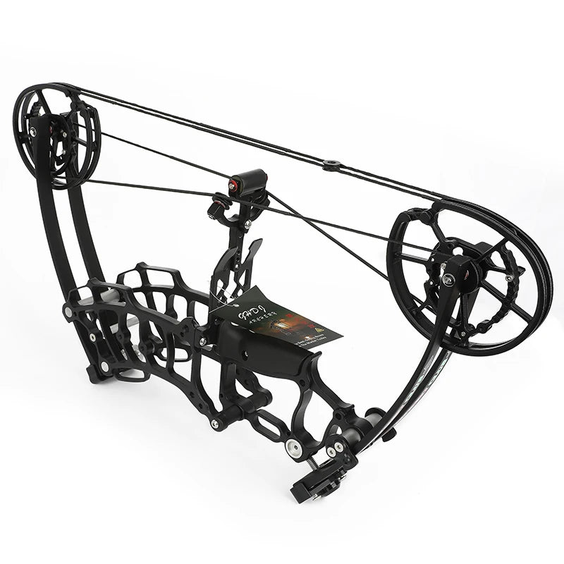 30-60lbs Compound Bow Shooting Steel Ball 420fps Dual Purpose Bow Archery Arrow 80% Let off for Right Hand Car Hunting Bow