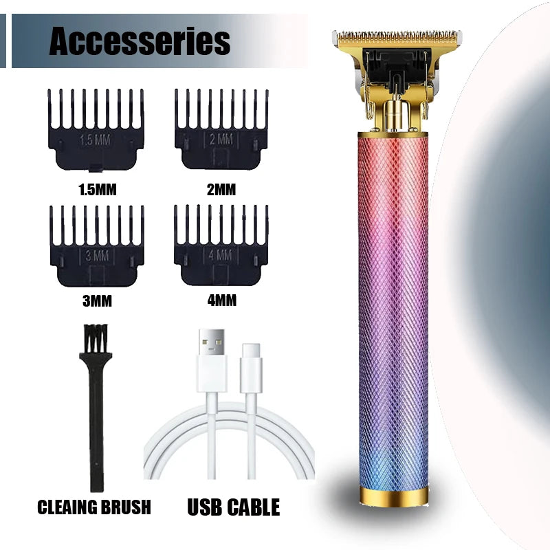 T9 Professional Hair Clipper/Accessories for Men | USB Fast Charging | Beard/Body/Hair Trimmer | Precision Electric Shaver