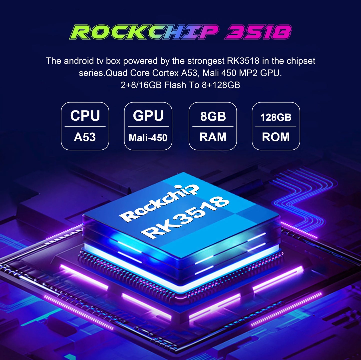 2025 mortal T1 Android16 Smart Home Theater TV Box Rockchip RK3518 Support Bluetooth5.4 Google Assistant Streaming Player WiFi 6