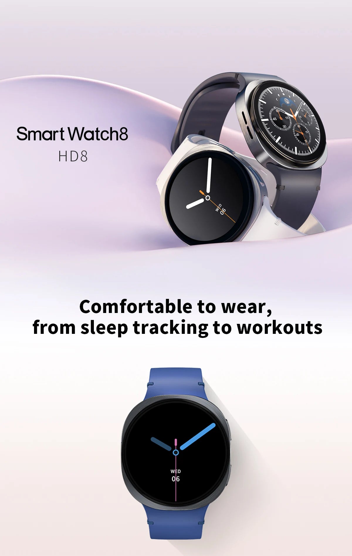 New Original Smart Watch 8 Men GPS Track NFC Bluetooth Call 40mm AMOLED Fitness Sport Tracker Health Smartwatch For Android Ios