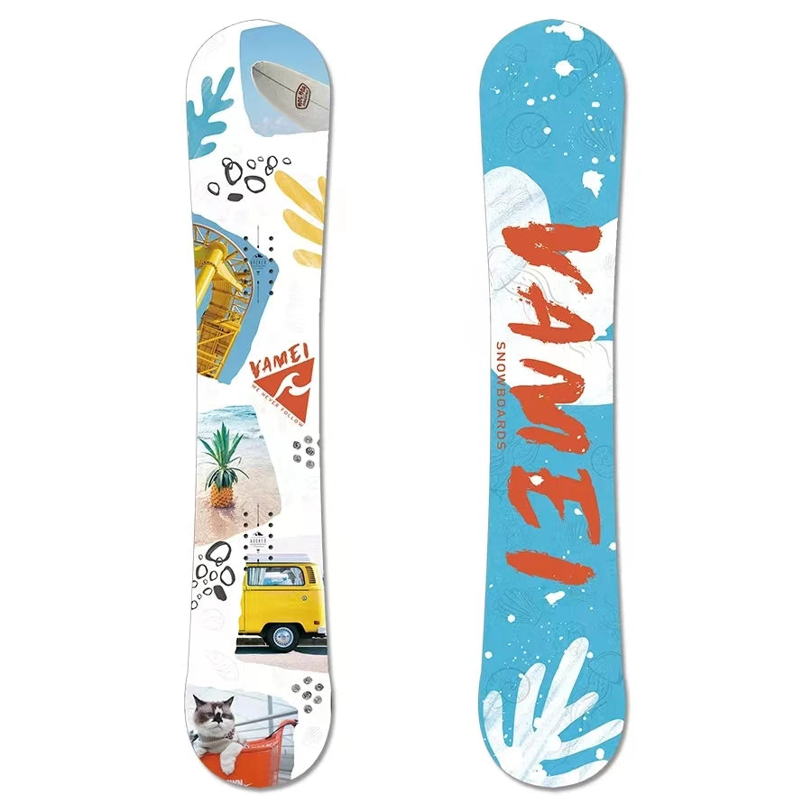 2023 New Design Beginner Ability Powder Freeride Snowboard Snowboarding Supplies With Binding