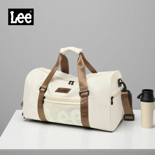 LEE Smart Gym Duffel Bag with Shoe Compartment Dry Wet Bag Men Women Waterproof Large Size Sport Training Luggage Travel Bag