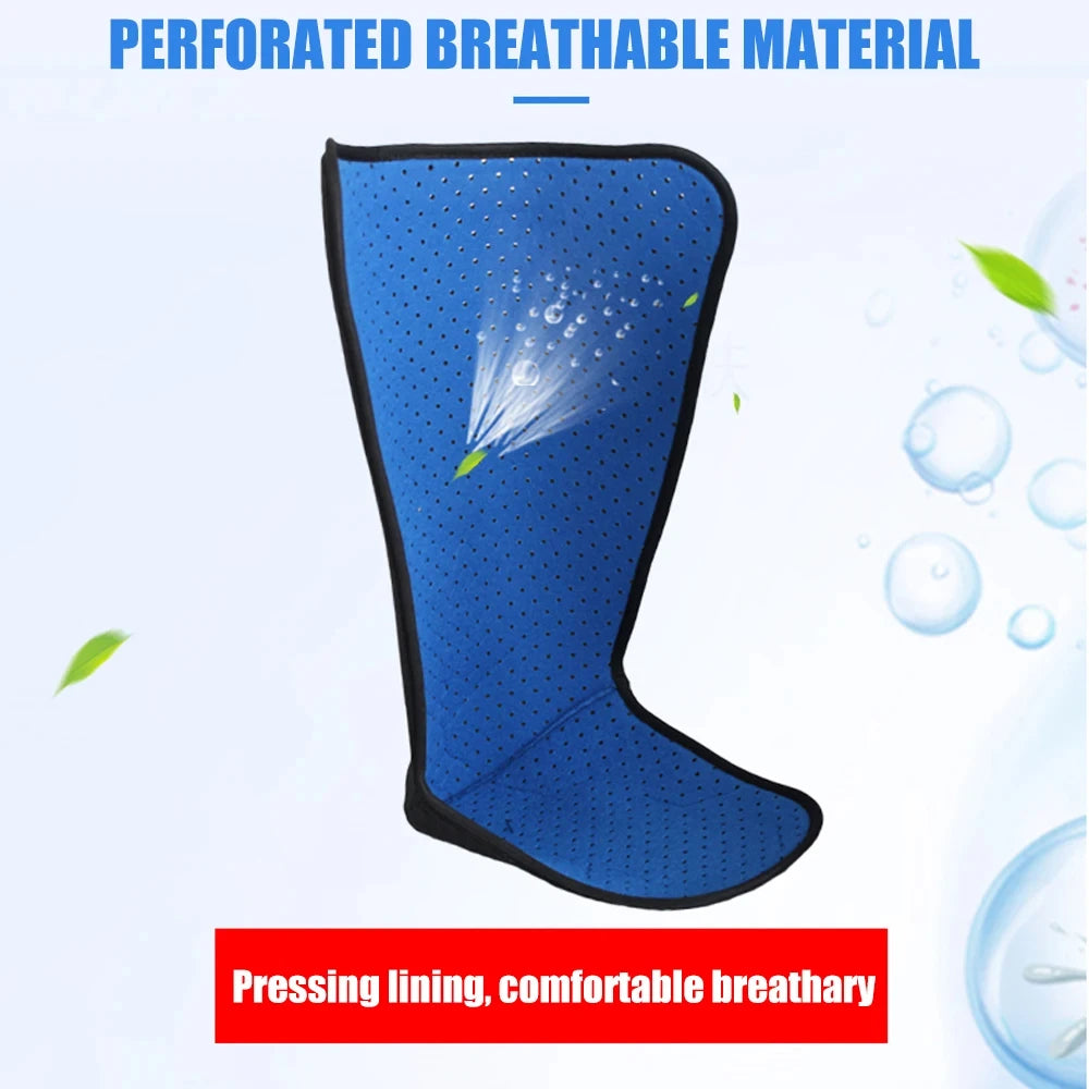Ankle Brace Foot Drop Corrector Ankle Joint Varus Valgus Calf Fracture Fixer Breathable Adjustable Leg Feet Support Boot M/L 1pc