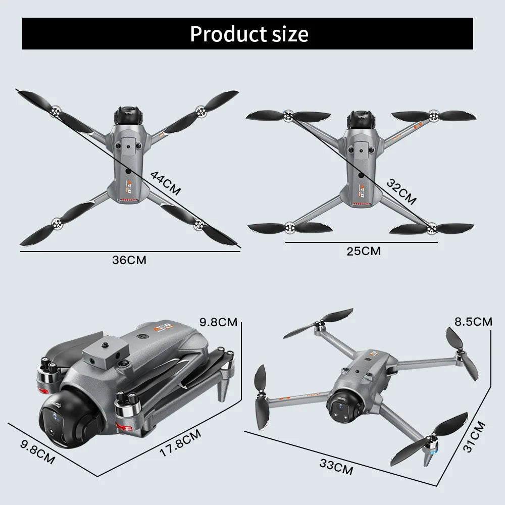 New Quality AE20 Drone GPS One Click Airdrop Brushless Motor Screen Lifting Obstacle Avoidance Intelligent Positioning Aircraft