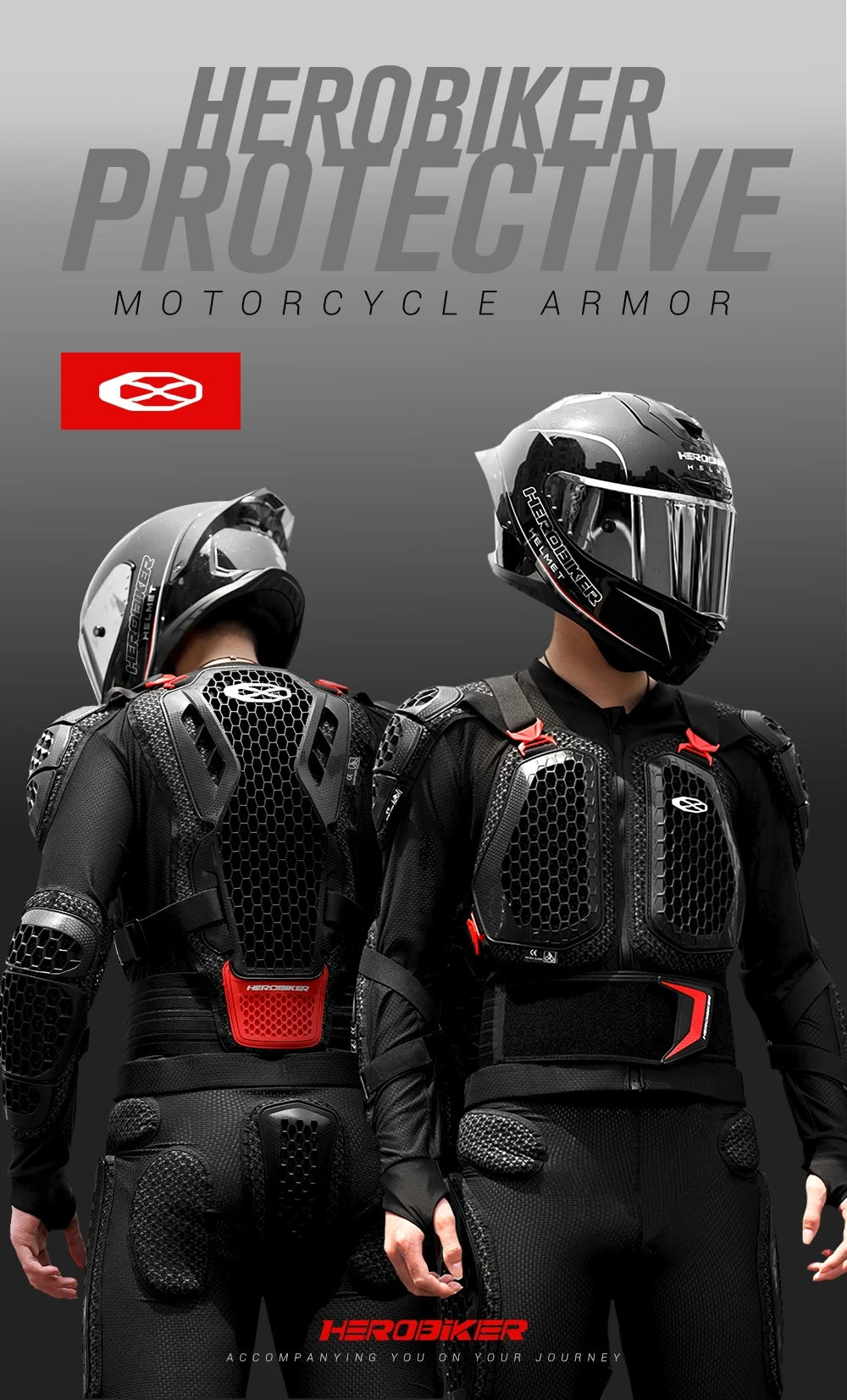 New Motocross Armor Jacket Off-Road Motorcycle Protection Gear Anti Crash Chest Back Padding Motorbike Jacket Pants CE Certified