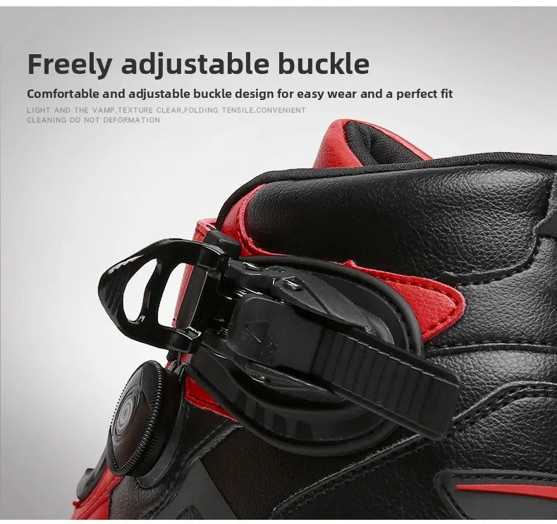 Motorcycle Boots Men Motocross Safety Protection Shoes Accessories Off-Road Racing Waterproof Anti Slip Short Boot motorcycles