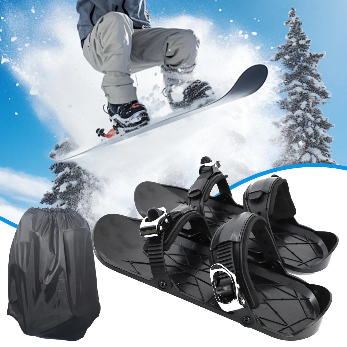 Winter Ski Boots Breathable Snow Boots Ice Skating Shoes for Beginners Adults Cold Weather Outdoor Sports Snowboarding Gear