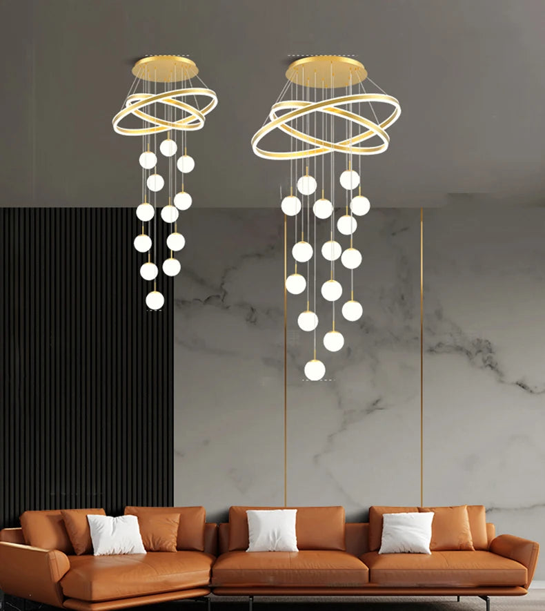 Home decoration - Hall chandelier, Dining room chandelier - Staircase chandelier, Indoor lighting equipment, Ceiling lights, Ele