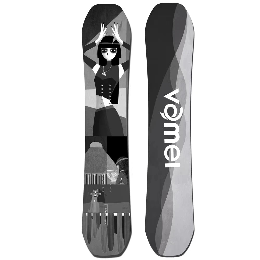 2023 New Design Beginner Ability Powder Freeride Snowboard Snowboarding Supplies With Binding