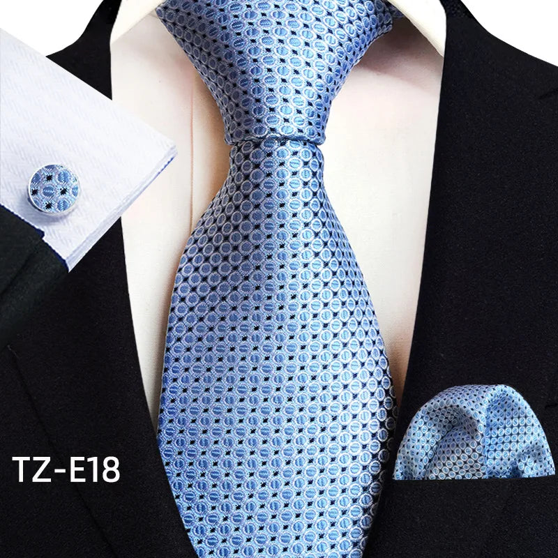 Luxury Men Tie Gold Paisley Necktie Set For Man Brand Business Daily Wear Gift Fit Wedding Workplace Suit Accessories Wholesale